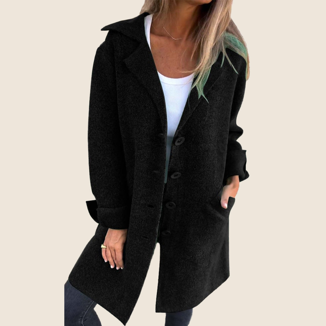 Amy | Soft button-up jacket