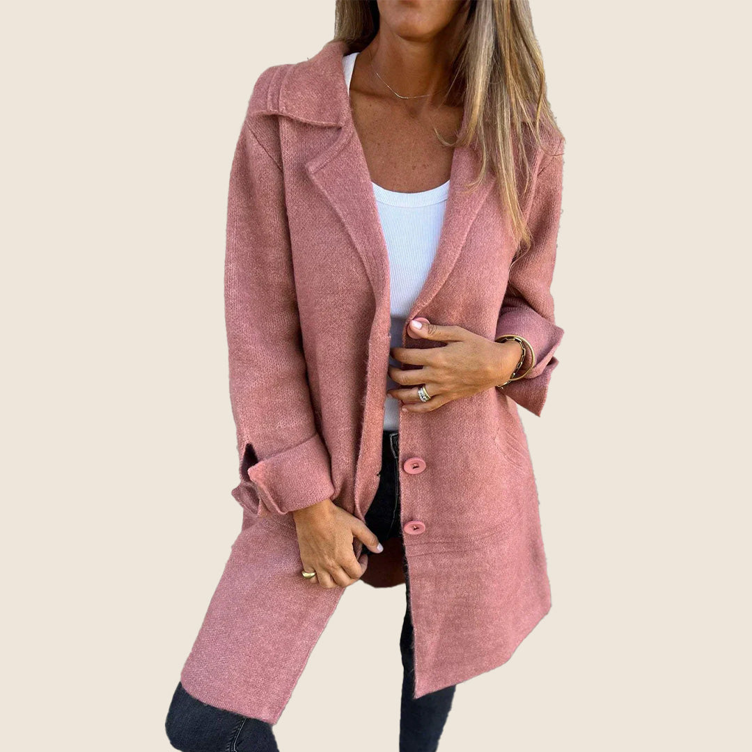 Amy | Soft button-up jacket