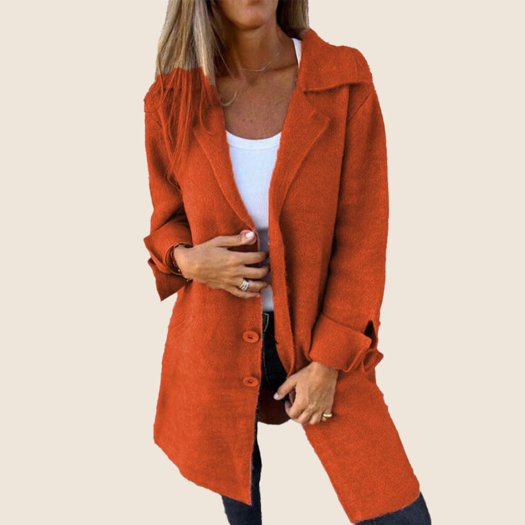 Amy | Soft button-up jacket