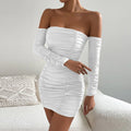 One-shoulder bodycon dress