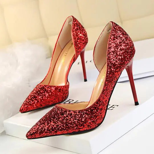 Elegant stiletto heels for weddings