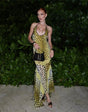 Halterneck leopard print dress