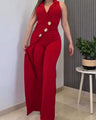 The Siena Wrap Jumpsuit — Luxury Edition
