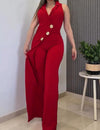The Siena Wrap Jumpsuit — Luxury Edition