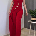 The Siena Wrap Jumpsuit — Luxury Edition