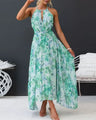 Elegant dress with floral print