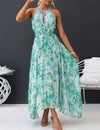 Elegant dress with floral print