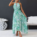 Elegant dress with floral print