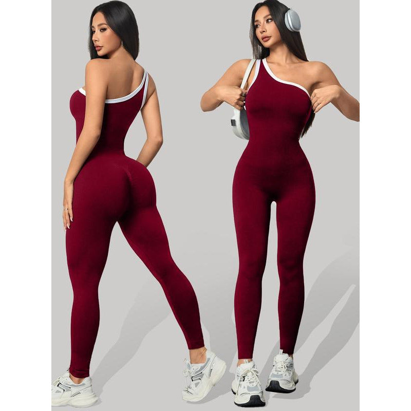 Elara IceSilk One-Shoulder Jumpsuit