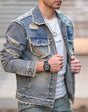 Men's retro denim jacket