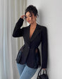 Zekye™ Lace A-line Blazer with Slimming Waist