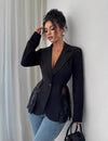 Zekye™ Lace A-line Blazer with Slimming Waist