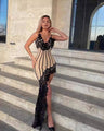 A-line bandage bodycon dress
