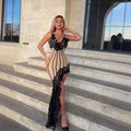 A-line bandage bodycon dress