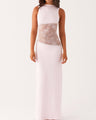 Elegant lace maxi dress