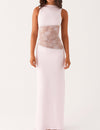 Elegant lace maxi dress