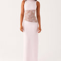 Elegant lace maxi dress