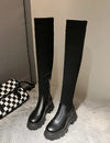 BreezeKnit over-the-knee boots