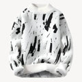 ALANA | ELEGANT WOMEN'S SWEATER WITH A RELAXED FIT AND BRUSHSTROKE PATTERN