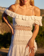 Isla mini dress with ruffles