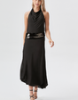 Velura™ Open Back Halter Maxi Dress
