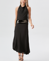 Velura™ Open Back Halter Maxi Dress