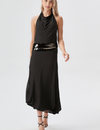 Velura™ Open Back Halter Maxi Dress