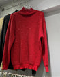Knitted turtleneck with argyle detail