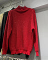 Knitted turtleneck with argyle detail