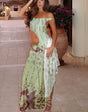 Elysia dress with swing collar