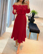 Aria | Beautiful off-the-shoulder maxi dress