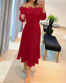 Aria | Beautiful off-the-shoulder maxi dress