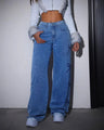ÉLORA™ Bow Street Wide-Leg Denim