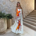 Coastal Muse™ – Strapless Vacation Dress