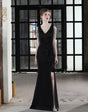 Satin beaded mermaid dress