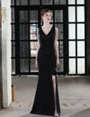Satin beaded mermaid dress