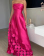 Coraline - Long, form-fitting circle skirt