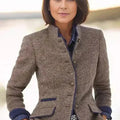Audrey - Classic women's wool-blend blazer, limited edition