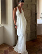 Elysian Halter Neck Open Back Maxi Dress