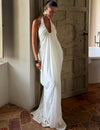 Elysian Halter Neck Open Back Maxi Dress