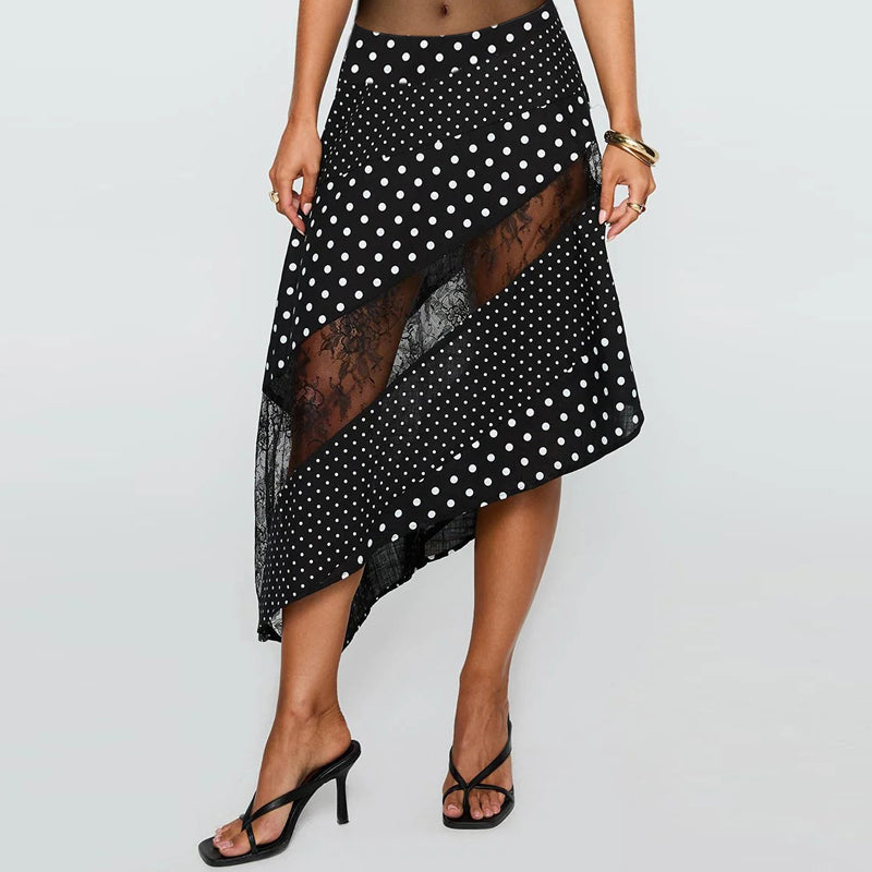 Noelle lace maxi skirt