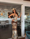 Marbella Lace-up Deep V-Neck Bodysuit