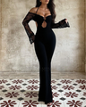Valentina Lace-Up Open Back Jumpsuit