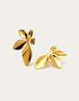 Sculptural Flora stud earrings