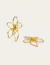 Sculpted Bloom statement earrings