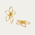 Sculpted Bloom statement earrings