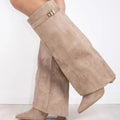 Polly | Suede knee-high boots