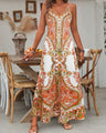 SOLINA™ Floral Halter Maxi Dress