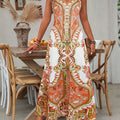 SOLINA™ Floral Halter Maxi Dress