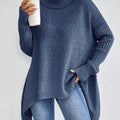 BRIGITTE – LONG TURTLENECK SWEATER